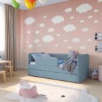 Детская кровать Romack Jenny 160х80 Голубой — фото фабрики Ромак Мебель