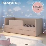 Детская кровать Romack Jenny 180*80 Голубой — фото фабрики Ромак Мебель