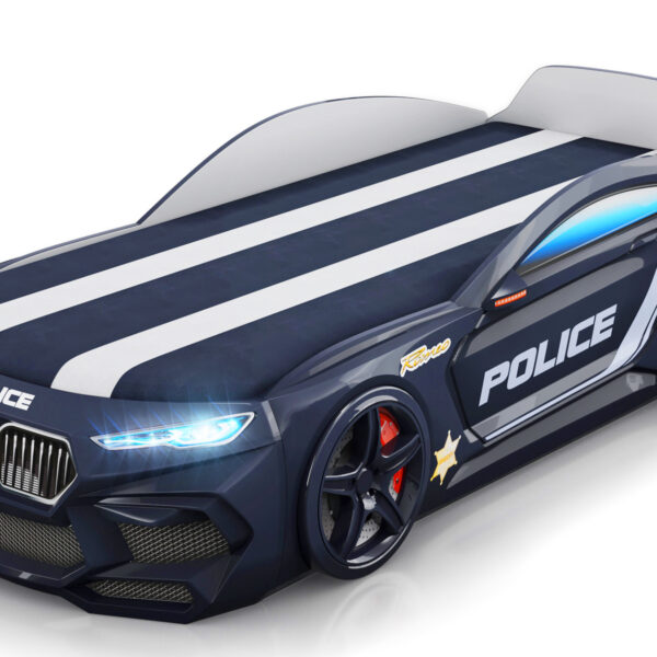 Кровать Машина Romack Romeo-M Police (черная)