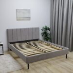 Romack Bella двухспальная кровать 140x200 цвет - Серый пух — фото фабрики Ромак Мебель