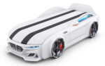 Romack Dynamic-M Кровать машина с матрасом цвет - белый — фото фабрики Ромак Мебель
