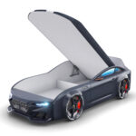 Romack Dynamic-M Кровать машина с матрасом цвет -черный — фото фабрики Ромак Мебель